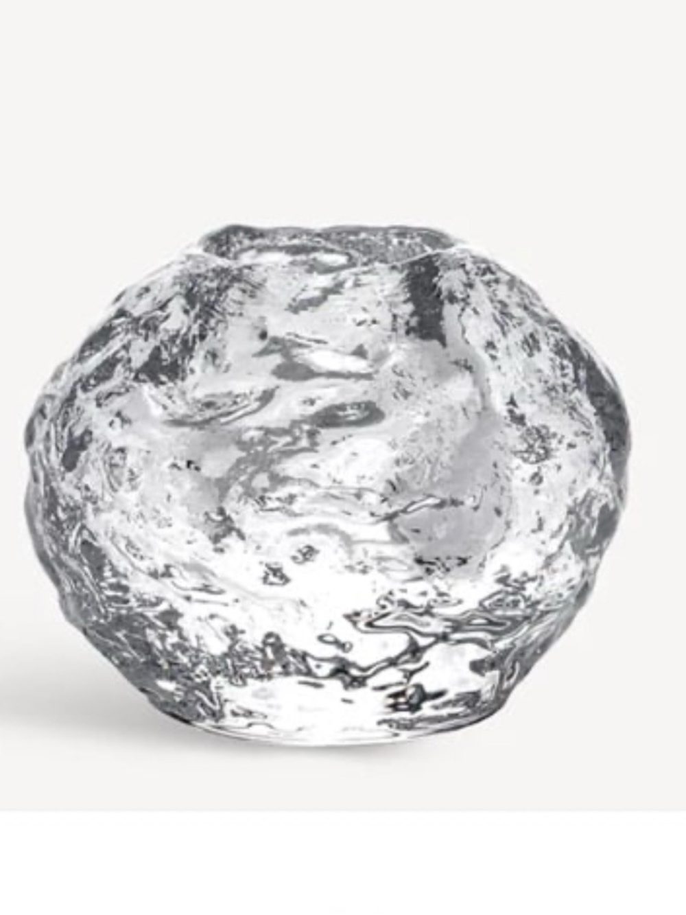 Kosta Boda Snowball Votive Holder, Medium